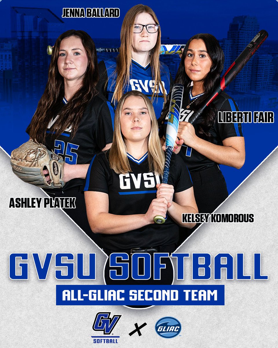 Congrats to our 4⃣ Lakers on being named to the All-GLIAC Second Team! 😤 #AnchorUp