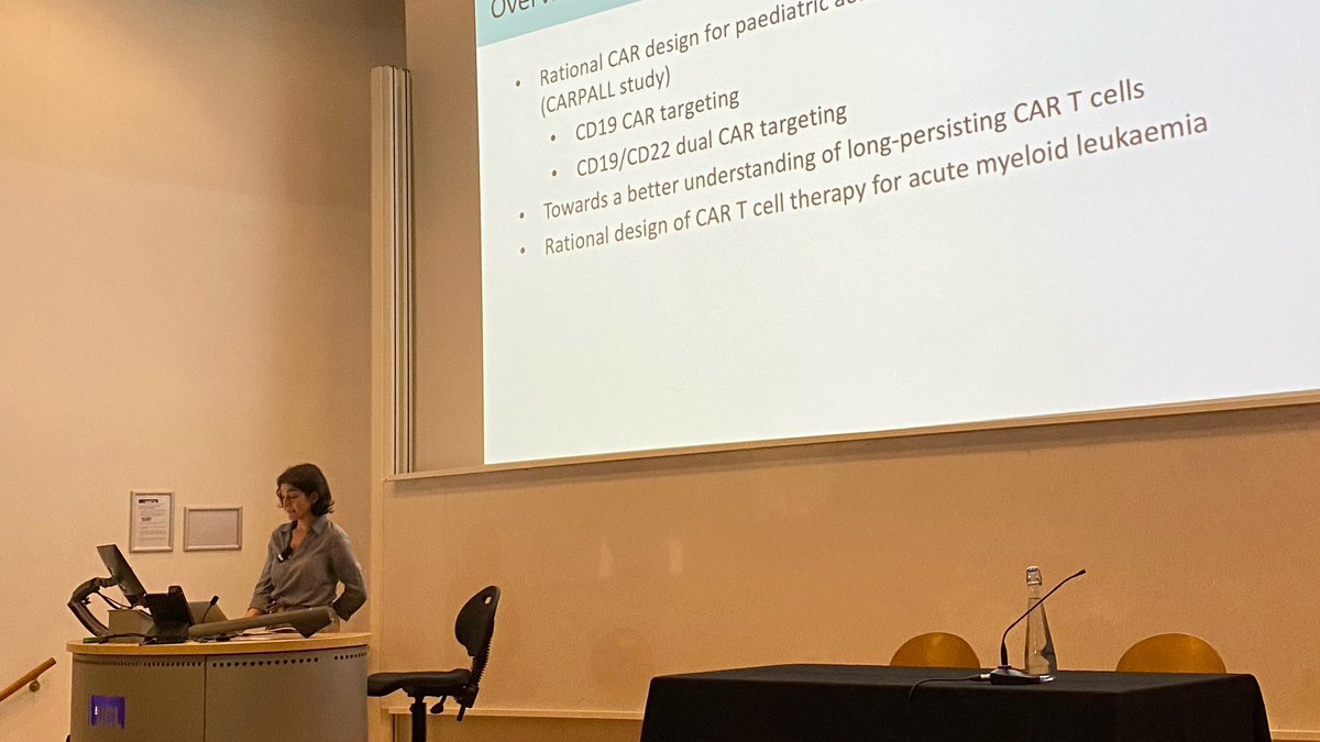 Sara Ghorashian @sghorashian took us today Sara Ghorashian @sghorashian shared her research on optimizing CAR-T therapies for acute leukemia. @UCLchildhealth
