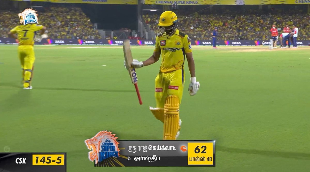 Well Played Captain Ruturaj 💛💥

#WhistlePodu #IPLOnStar #CSK