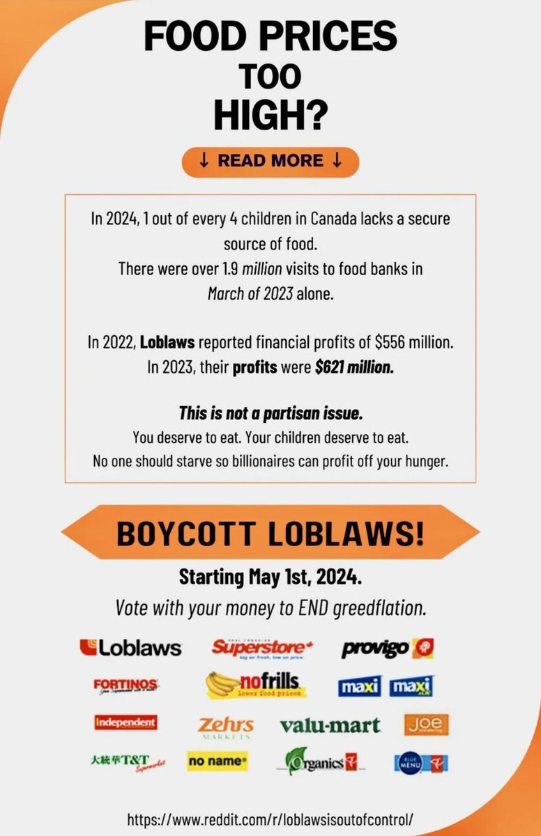 Boycott Loblaws 
#boycottloblaws