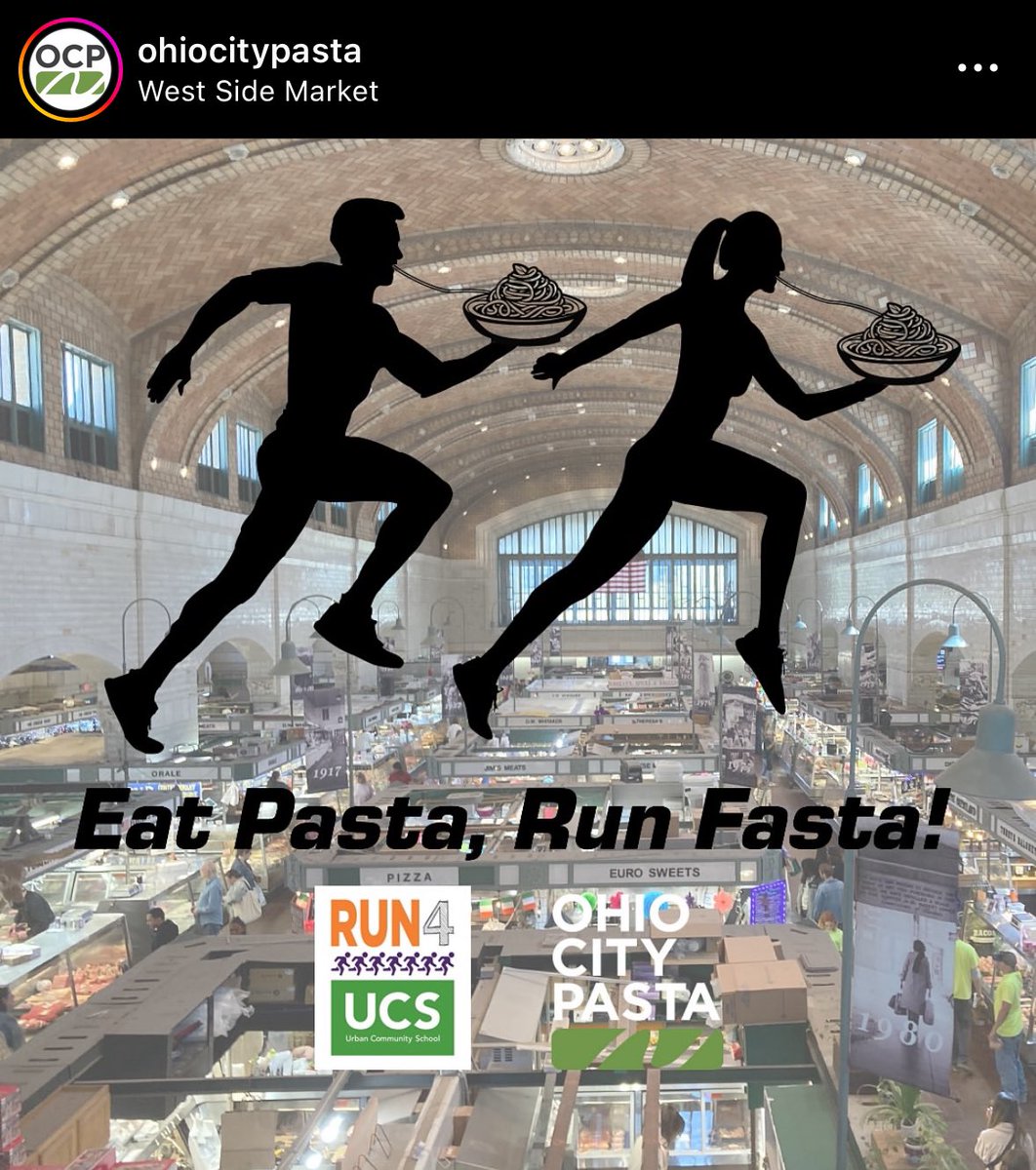Eat Pasta, Run Fasta!

Come to the @ohiocitypasta stand at the @WestSideMarket and support a great cause! We’re here until 2:00pm! #UCSpride