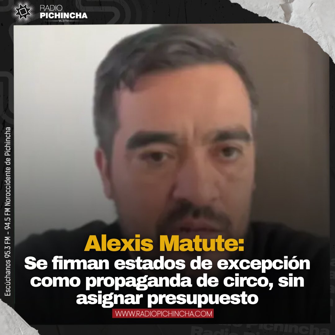 🎥#EXCLUSIVAS | Pese a que Quevedo es uno de los cantones con mayor tasa de homicidio del Ecuador, el Gobierno de Daniel Noboa le adeuda 4 meses de presupuesto. No hay manera de responde a la inseguridad, reclama el alcalde. Los detalles ⬇ radiopichincha.com/alexis-matute-…