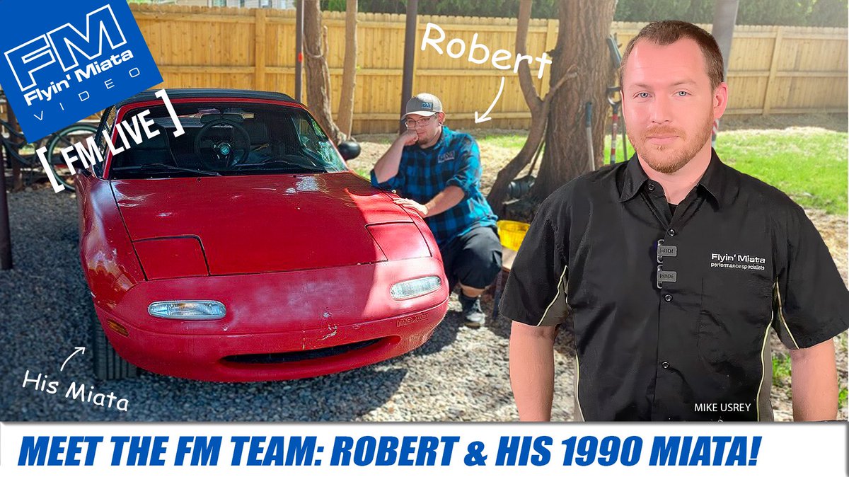 This week on FM Live, Mike introduces us to Robert & his 1990 Miata!
youtube.com/live/26cHPBIy4…

#ama #QandA #meet #staff #employee #cartour #virtual #tour #Miata #MikeUsrey #NA #miatalife #FMlive #live #weekly #video #youtube #FM #FlyinMiata