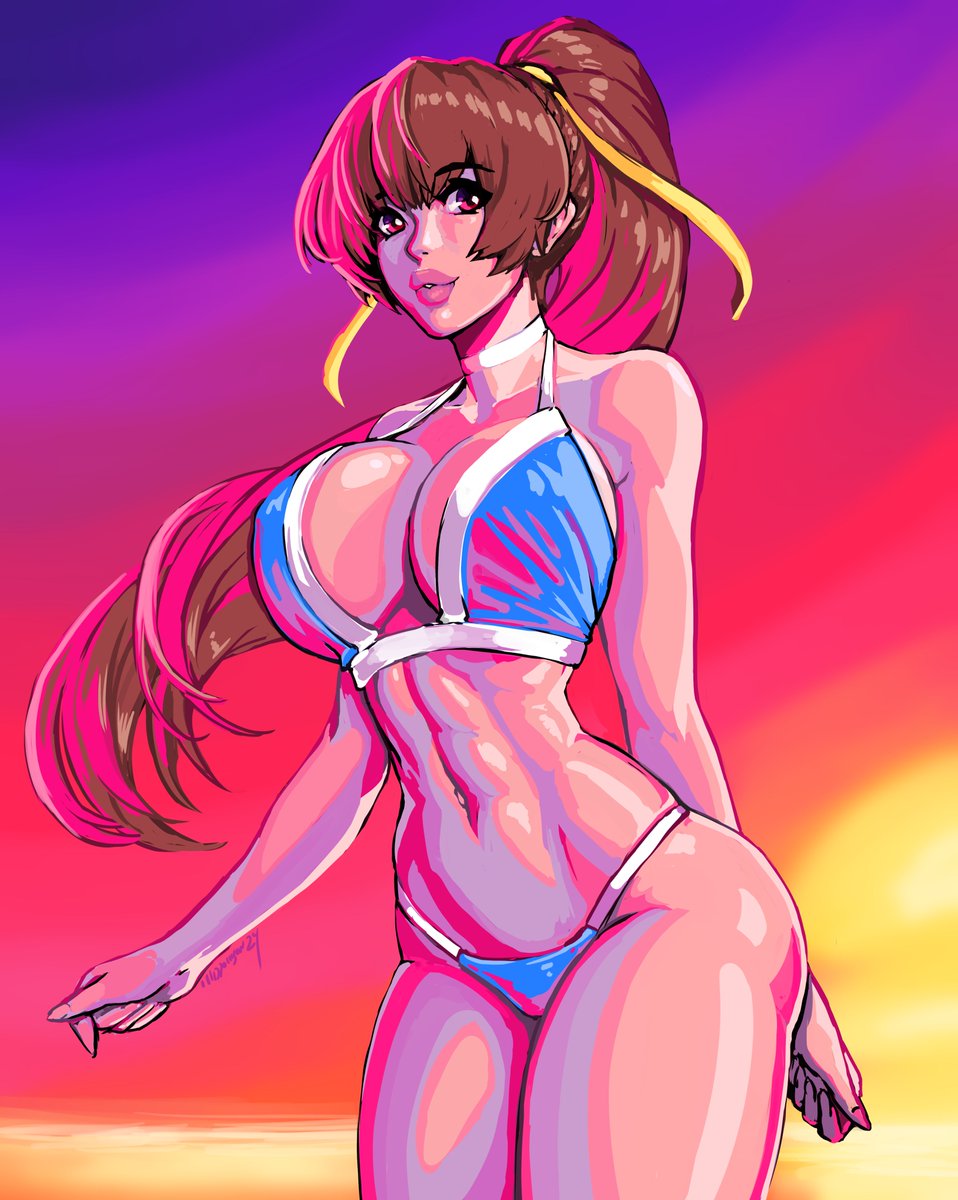 Quick personal Sketch of Kasumi from Dead or Alive. DoA is my favorite game series of all time, I collect the games and merchandise and have a pretty huge collection. The art direction, tone, and gameplay are just perfect to me. Except 6, we don't talk about DoA6.