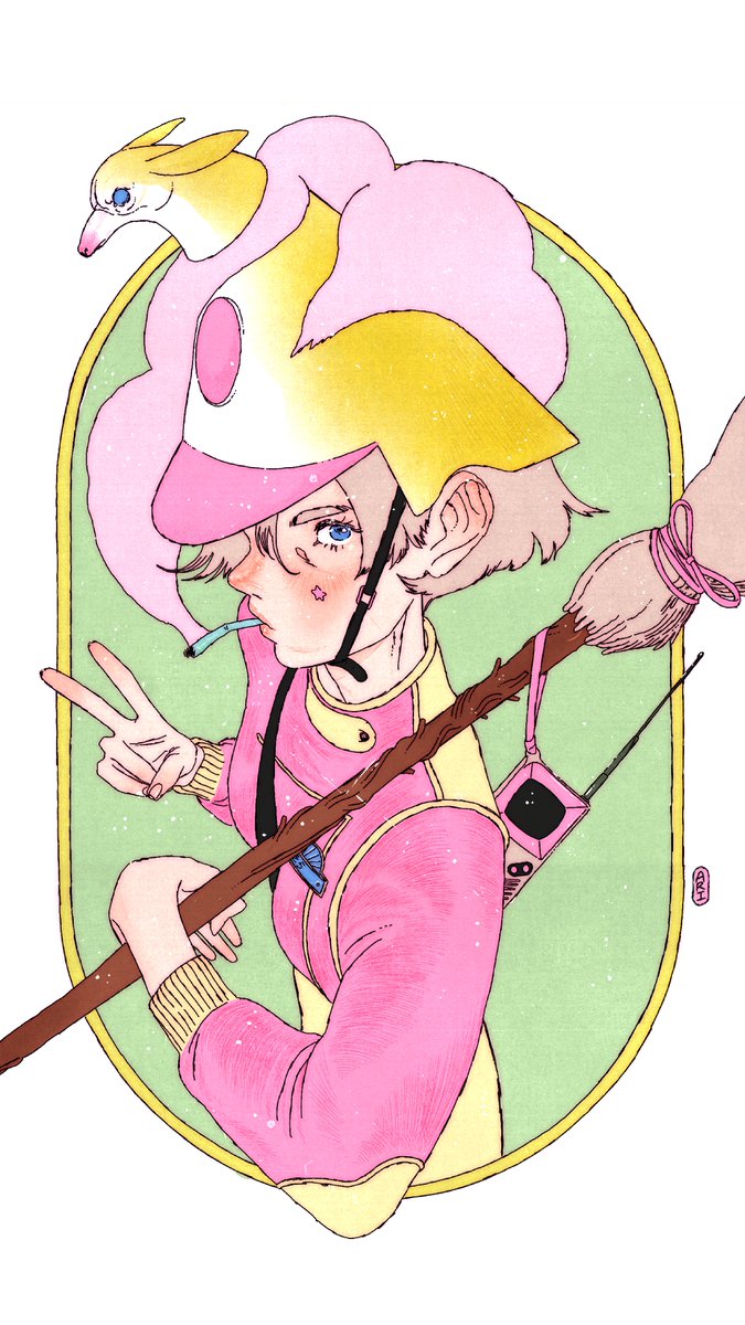 A bit late to the party but I couldn't resist drawing @PeaPuck Messenger Witch 💫 , go follow him you fools! #illustration #illustrationartists #witch #paolopuck #flufffaun #イラスト #イラストレーション #イラスト #イラストレーション #漫画 #女の子 #ポップ #アート #可愛い