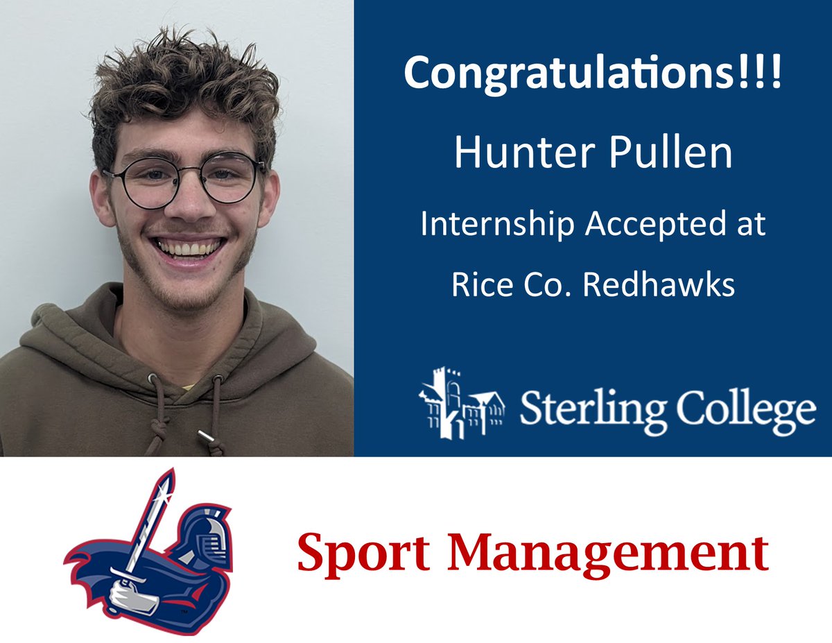 Congratulations Hunter Pullen for accepting your internship! Coach them up! 
#SCSportManagementFamily #SwordsUp