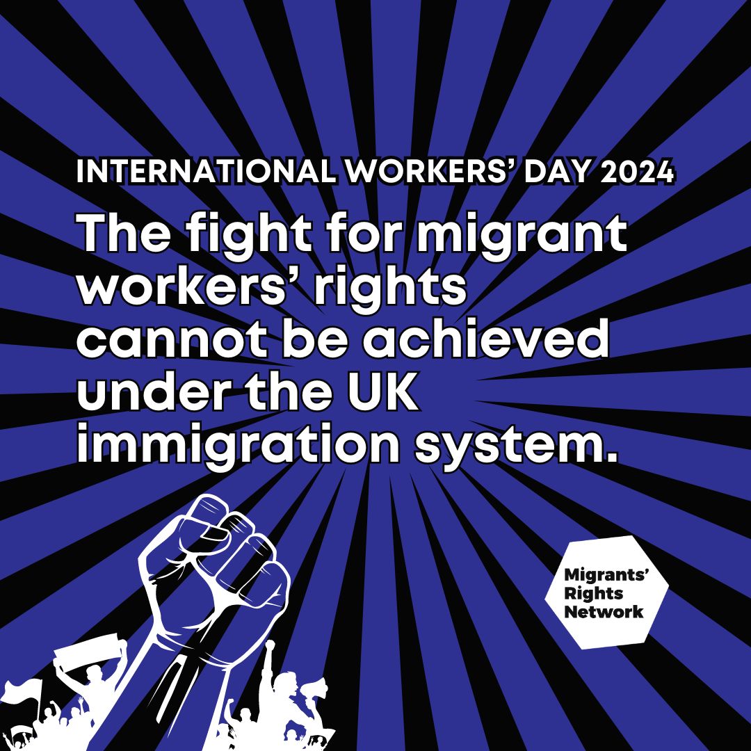 There can be no liberation for workers while the immigration system enforces its cruel rules in the workplace and profits from migrants’ misery. On #InternationalWorkersDay, we must remember that migrants' rights are workers' rights. Read more: buff.ly/4b3ksbB