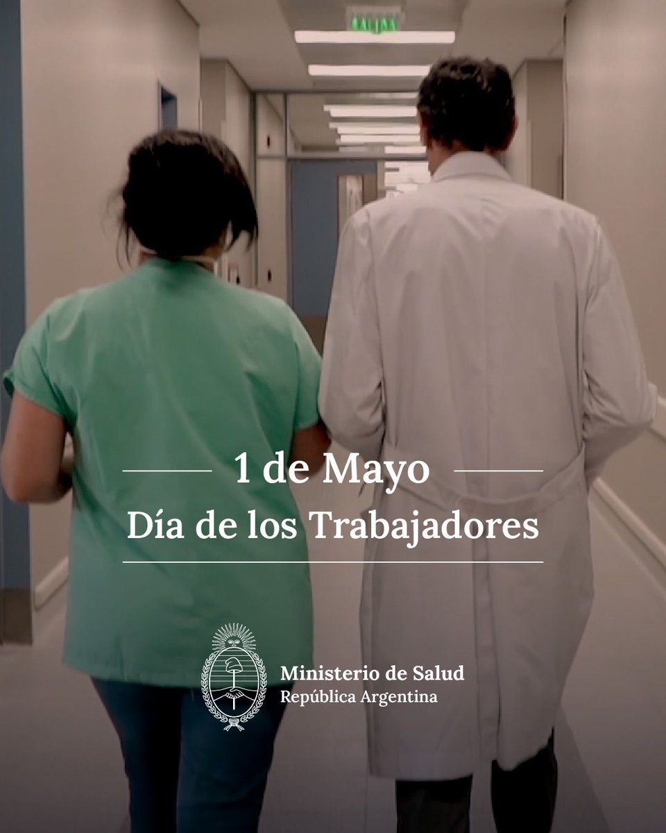 Le deseamos a todos los trabajadores de la salud un feliz día 🇦🇷🤍