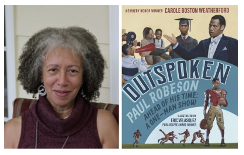 @UNCG MFA Writing Program alum Carole Boston Weatherford on Outspoken: Paul Robeson, Ahead of His Time: A One-Man Show forum.teachingbooks.net/2024/04/carole… @poetweatherford @mfagreensboro @UNCG_ENG @UNCG_CAS #UNCGAlumni #UNCGWay #FindYourWayHere