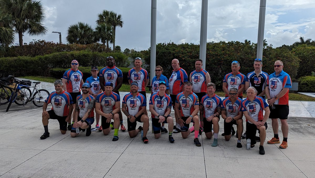 Today, FBI Miami was honored to host the Law Enforcement Memorial Bicycle Ride for a short rest break at our main office. The riders visited our Fallen Agent memorials and mingled with our employees before departing for West Palm Beach. Safe travels!