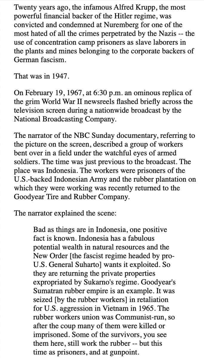 RooneySianny's tweet photo. 2) to defeat Japan, they need to "making an appearance of collaboration". Compare it with Suharto & Indonesian army who ran concentration camp "communist" prisoners as slave laborers in rubber plantation owned by 'Goodyear'. #Sukarno #Romusha #JapaneseOccupation #PKISlaves #Nazis https://t.co/VhcC9l5hCY