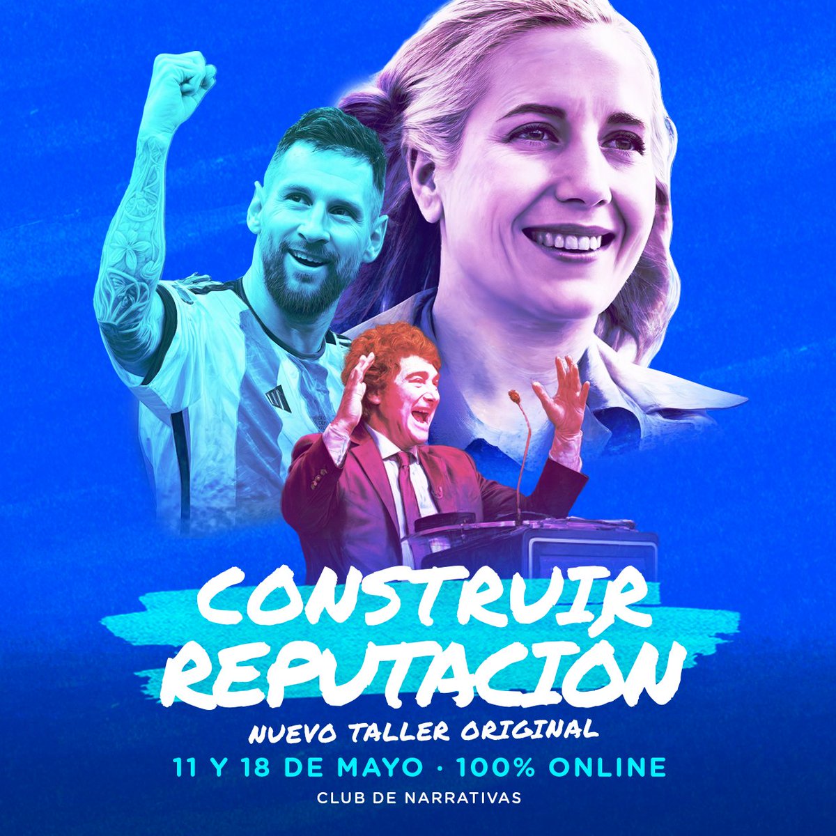 🔴¿Sos de leer mis análisis de narrativas? En Mayo, los sábados 11 y 18 daré un taller virtual sobre cómo se construye reputación a partir de narrativas públicas. Con evidencia de Milei, Evita y Messi. Info en link de mi biografía o mensaje directo Si disfrutás de mis…