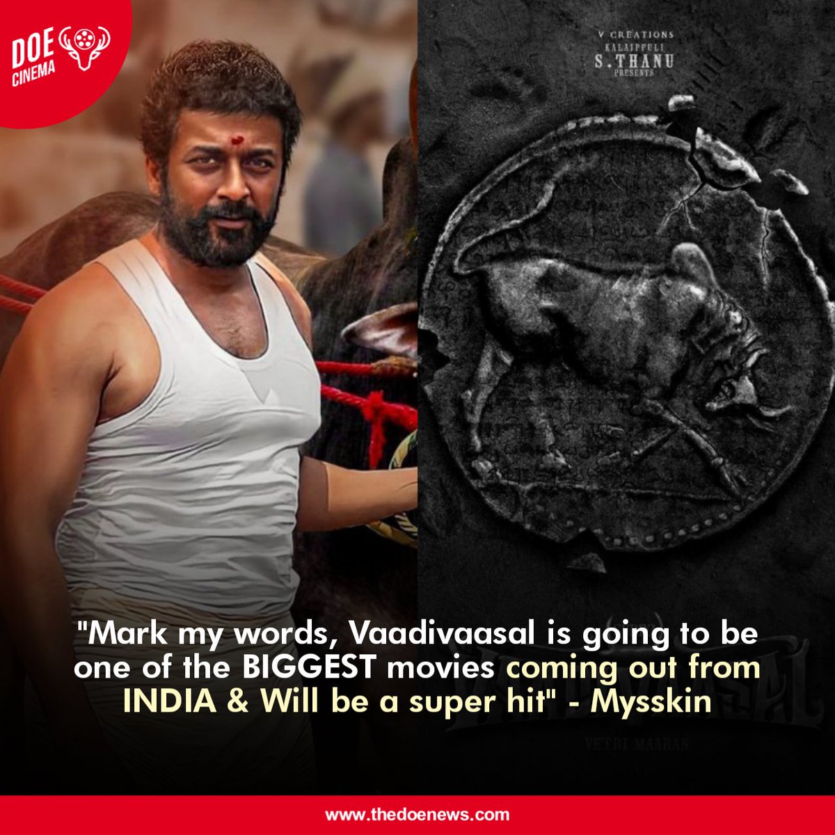 #suriya #VaadiVaasal #vetrimaaran #mysskin