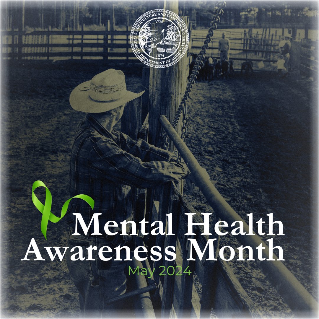 This #MentalHealthAwarenessMonth, let's remember that farmers often face unique challenges, from unpredictable weather to market pressures, that can impact their mental health. It's essential to support our agricultural community & raise awareness of mental health in ag.