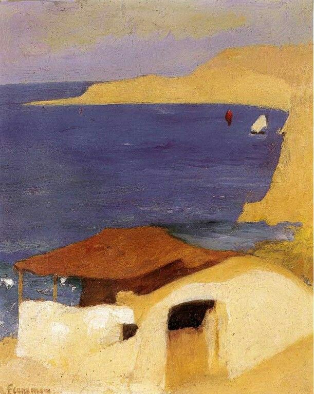 The spiritual dimension of #landscape 
         \/•\/•\/•
    Michalis Economou,c.1925s