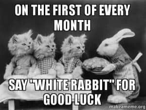 #RabbitRabbit