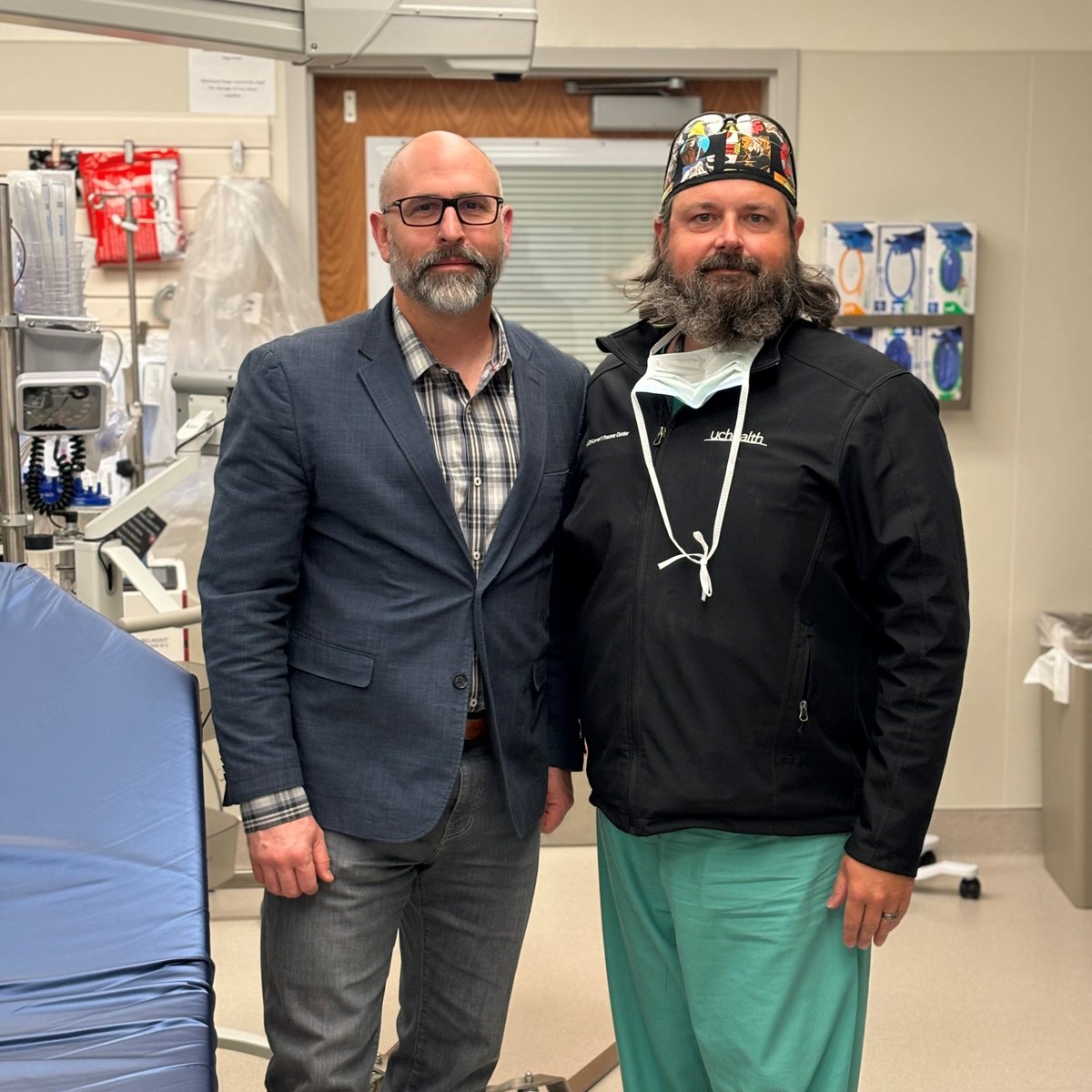 May is National Trauma Awareness Month!  We are lucky to have Michael Cripps, MD and Frank Wright, MD leading our TACS and STICU sections. <a href="/CUDeptSurg/">CU Anschutz Department of Surgery</a> #ImproveEveryLife <a href="/fwright00/">Franklin Wright, MD FACS</a> <a href="/MichaelCrippsMD/">Michael Cripps</a>