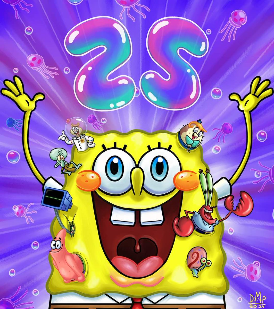 #25yearsofspongebob 
#SpongeBobSquarePants #spongebob