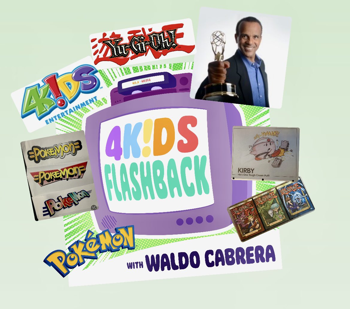 New free episode from @4KidsFlashback ! Hear from @mylitv abt designing the #yugioh logo & see #4Kids pics from his private stash (patreon.com/4kidsflashback exclusive!). Subscribe at 4kidsflashback.com/subscribe See Waldo’s grad video at youtube.com/watch?v=ItEHHu… #pokemon #anime