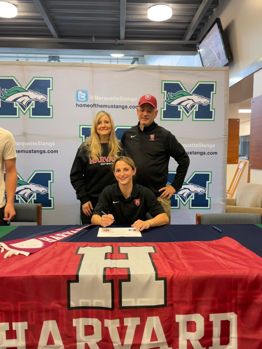 Congratulations to Hailey Neuner and her family on her commitment to play softball at Harvard! Marquette is so proud to have such a hard working student athlete playing at the next level. We know you will accomplish great things!