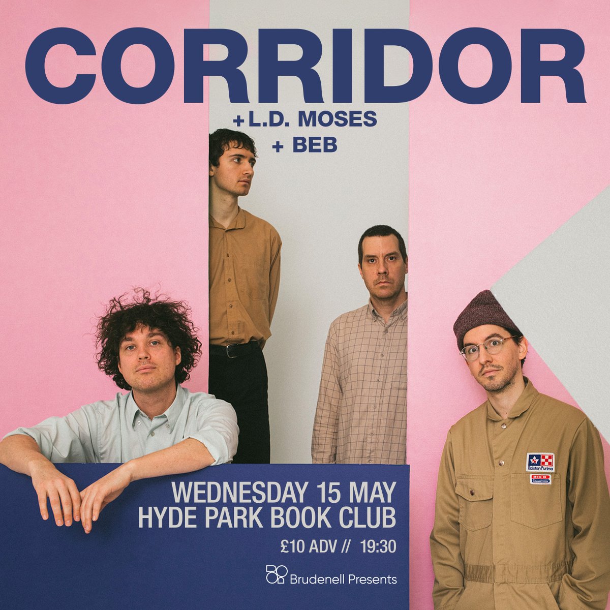 Just 2 WEEKS TO GO until @corridormtl take on @HPBCLeeds & things just keep getting better as L. D. Moses & BEB have just joined the bill! ⚡️ Have you got your ticket yet? Sort yourself out with one below.👇 ➡️ bit.ly/Corridor-LDS