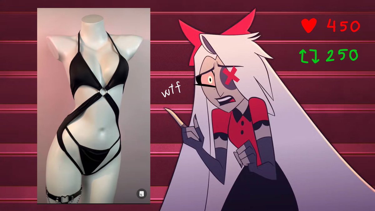 GreyWolf3009's tweet image. 🎀😳👉👈
#HazbinHotelVaggie