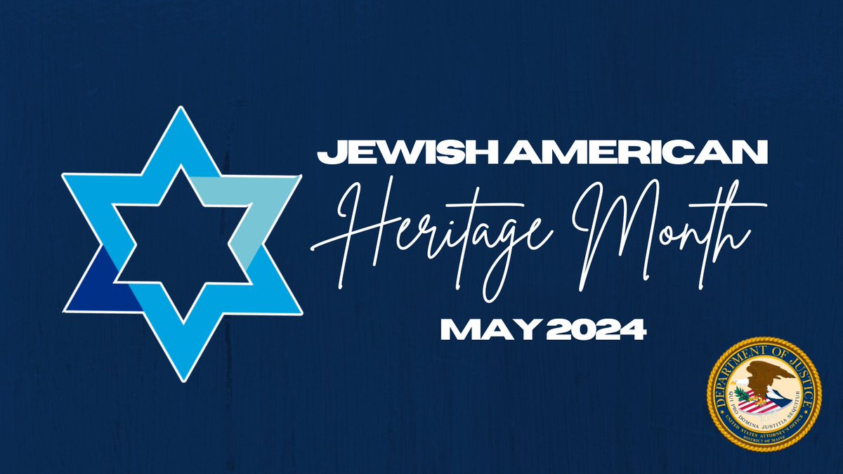 Today begins #JewishAmericanHeritageMonth, a time to celebrate the rich history, culture & achievements of the Jewish community and to stand together against hatred & antisemitism.