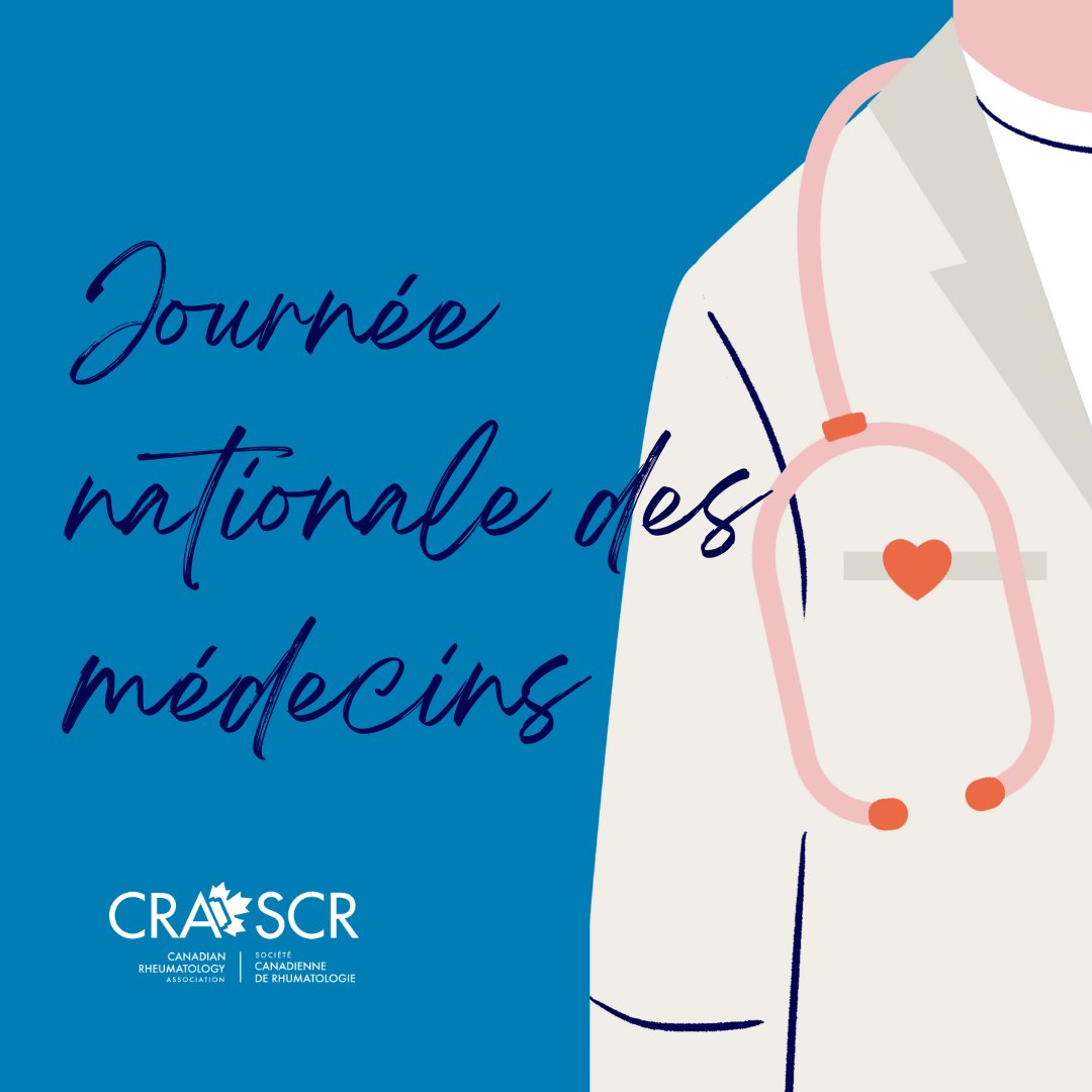Journée nationale des médecins : Bonne journée à tous les médecins du Canada! Votre dévouement, expertise et compassion se fait sentir chaque jour dans la vie plus d'un. Merci de tous vos soins attentifs et guérisseurs! #JournéeNationaleMédecins