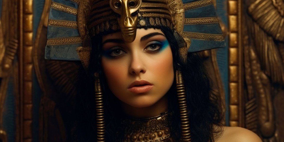 Cleopatra, the last queen of ancient Egypt, was not Egyptian. 

She was Greek and descended from Ptolemy I, one of Alexander the Great's generals.
#Egyptian #alexanderthegreat