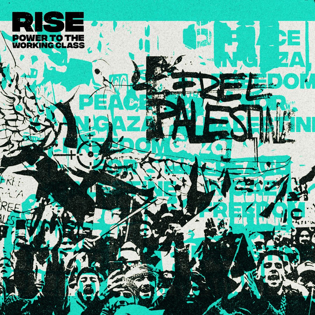 Today workers around the world have been taking action to show their solidarity with the besieged people of Gaza, and their opposition to Israel’s genocidal war. Rise works for an immediate ceasefire in Gaza and for full Palestinian Liberation 🇵🇸risemovement.co.uk/peace/