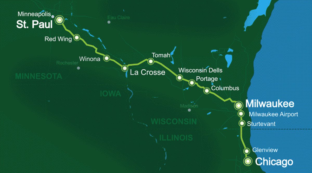 Today’s our birthday, but we’re giving you a gift — the brand-new Borealis service!

Enjoy round-trip daily trips between Saint Paul, MN and Chicago, IL onboard Borealis starting May 21st.