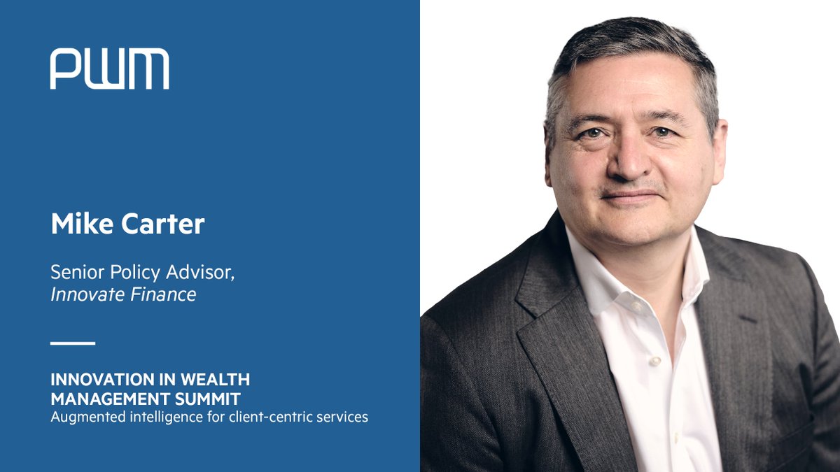 Our Senior Policy Advisor Mike Carter will speak at @ftlive / @FT_PWM Innovation in Wealth Management Summit in London on transformation by tokenisation🎙️

🔗 hubs.ly/Q02vGZ-l0

Innovate Finance members can register with code IFDP for 30% off

 #IWM2024 #WealthTech