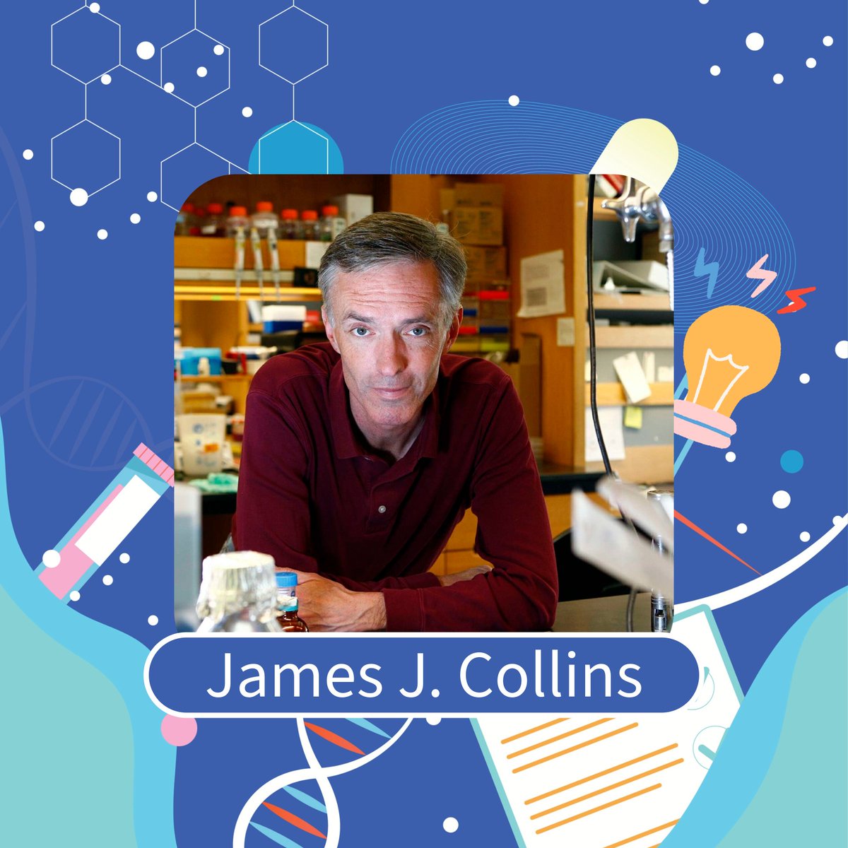 🌟 Scientist Spotlight: James J. Collins, Ph.D. 🌟 Today we’re featuring Dr. James J. Collins, one of the newest members of the Stemloop Scientific Advisory Board! Dr. Collins is considered one of the founders of synthetic biology, and we are thrilled to have him join our team!