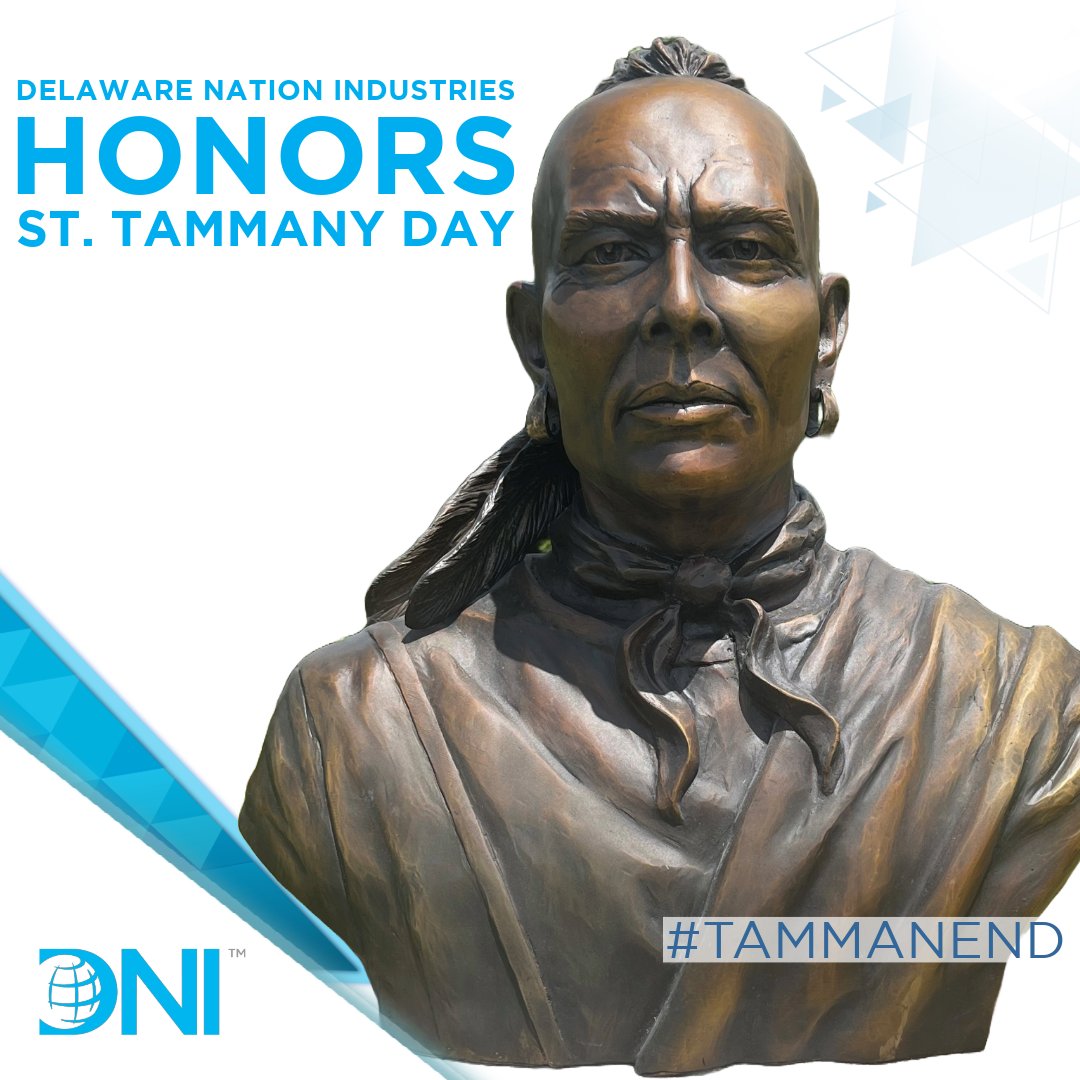 Today we honor St. Tammany Day. #Tammanend, “The Affable One”, was a Native American chief of the Lenni-Lenape tribe which resided in the Delaware Valley during the 17th century. #StTammanyDay #DelawareNation #LenniLenape #NativeOwned #Chief