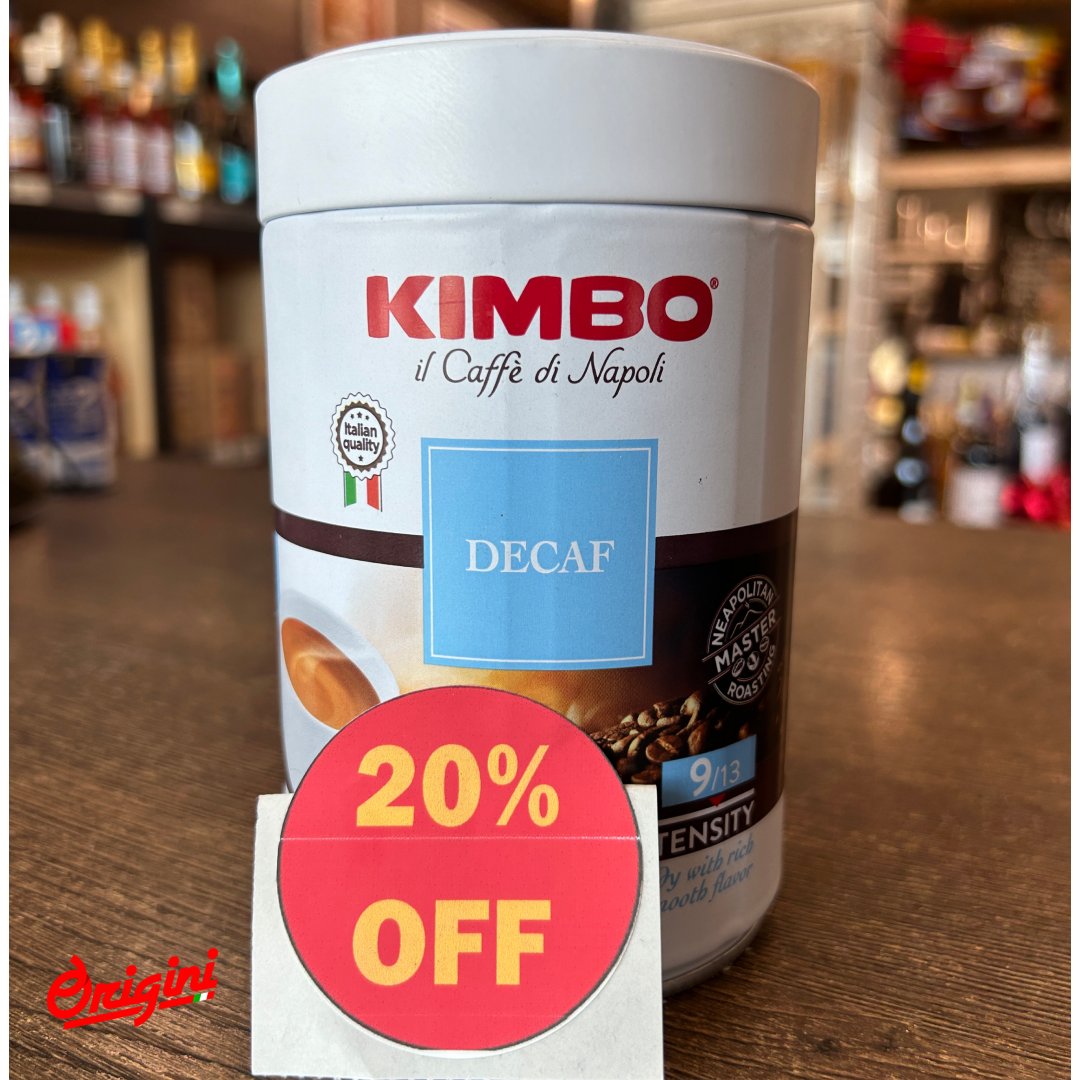 Savor the authentic taste of KIMBO Decaf! ☕️ Indulge in Italian quality coffee. Enjoy 20% off for a limited time. Embrace the rich flavors of Naples, wherever you are! 🇮🇹

#shoporigini #coralgablesliving #italymiami #doral #italianmiami #originiItalianMarket #AuthenticItalian