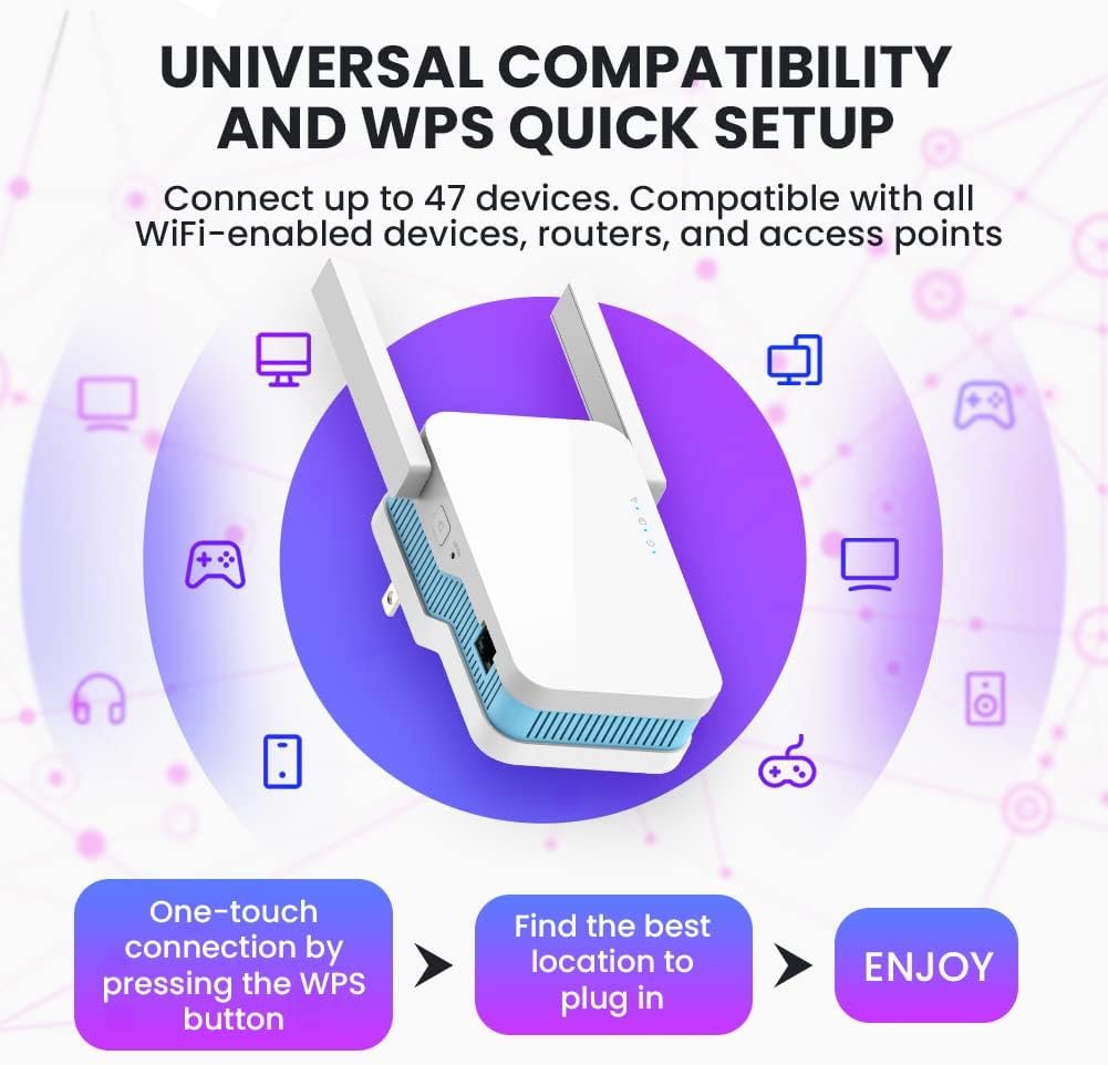 BlueBugDeals's tweet image. Macard Dual Band 5GHz &amp;amp; 2.4GHz WiFi Extender is now 46% OFF

amazon.com/All-New2023-Ex…

#wifi #home #techtwitter