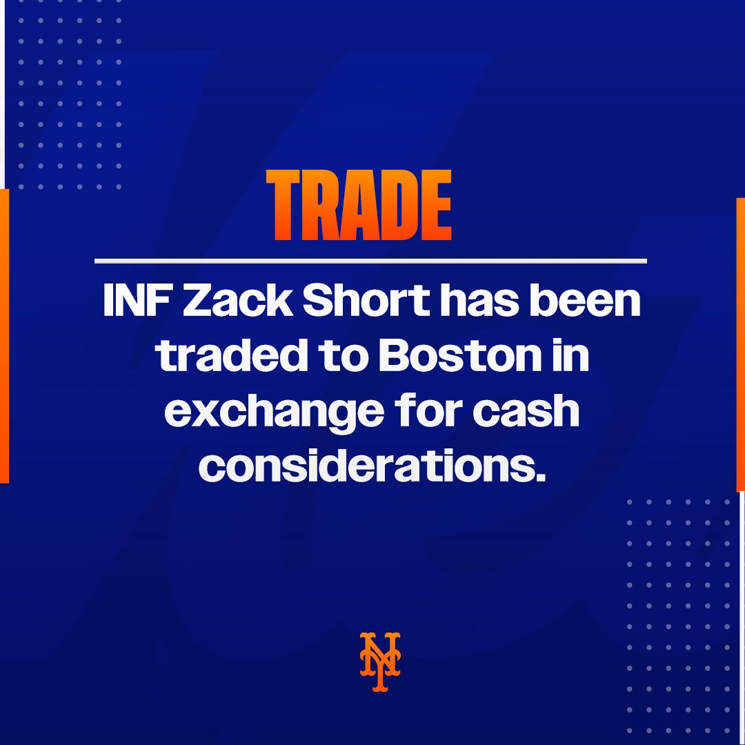 We've announced the following trade:
