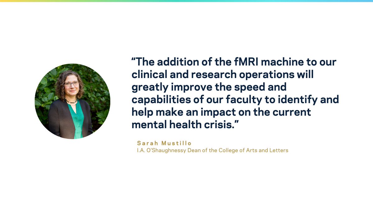 Plans for the new Veldman Family Psychology Clinic include functional magnetic resonance imaging equipment. Having fMRI equipment available locally will advance research innovations and patient outcomes: go.nd.edu/b01dbc #MHAM2024