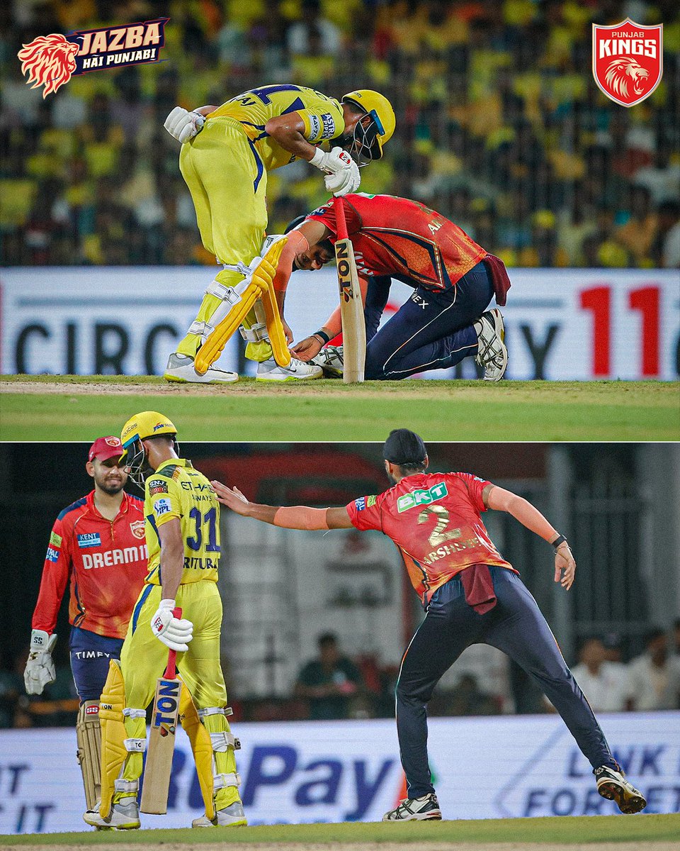 This friendship between Arsh and Rutu! 🫶🏻

#SaddaPunjab #PunjabKings #JazbaHaiPunjabi #TATAIPL2024 #CSKvPBKS