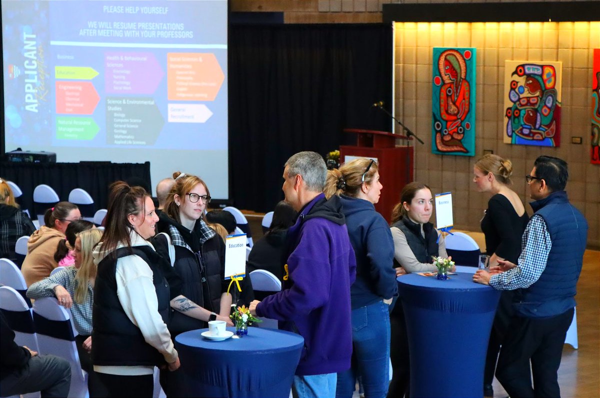 Thank you to all our guests that attended our Applicant Reception on our Thunder Bay campus! 🥗 🍣 🍹 We look forward to seeing you in September! Looking for more info and next steps? Join an upcoming webinar: loom.ly/r0Wr5xc #LakeheadU #LakeheadUniversit #mylakehead