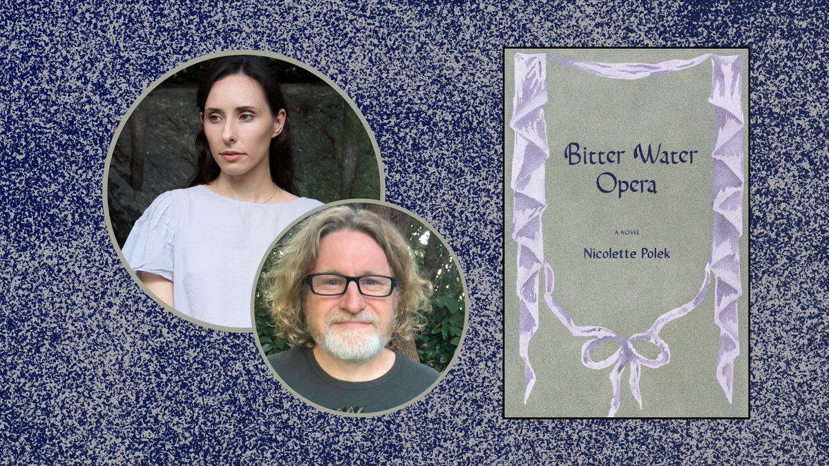 📢 Tonight, 7pm! Join @NicolettePolek at @skylightbooks to celebrate BITTER WATER OPERA, w/special guest Brian Evenson. Free & open to the public. skylightbooks.com/event/skylight…