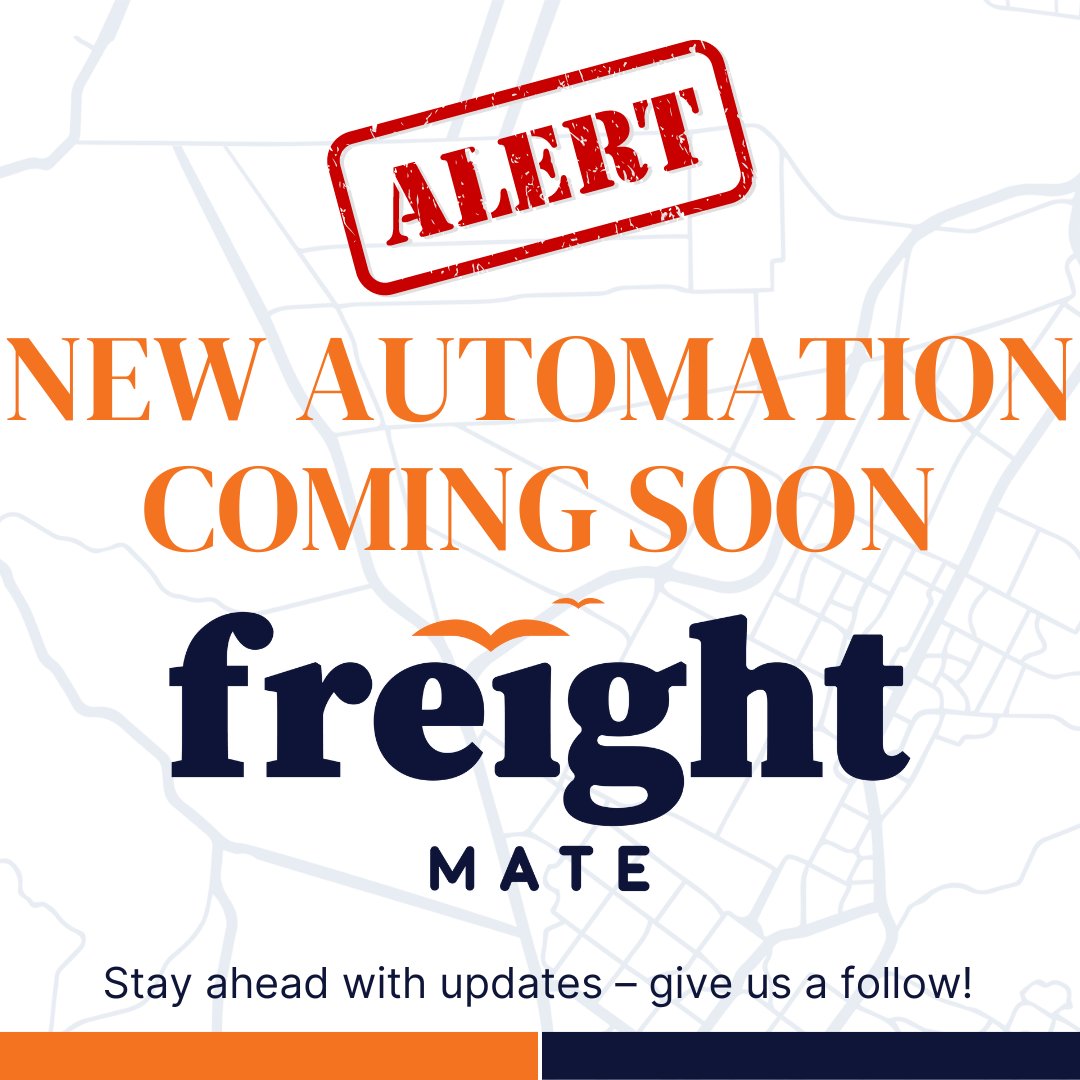 New Month = New Features!  

Be on the lookout tomorrow for the freshest features from Freight Mate!

#trucking #truckinglife #TruckTech #automationforall
