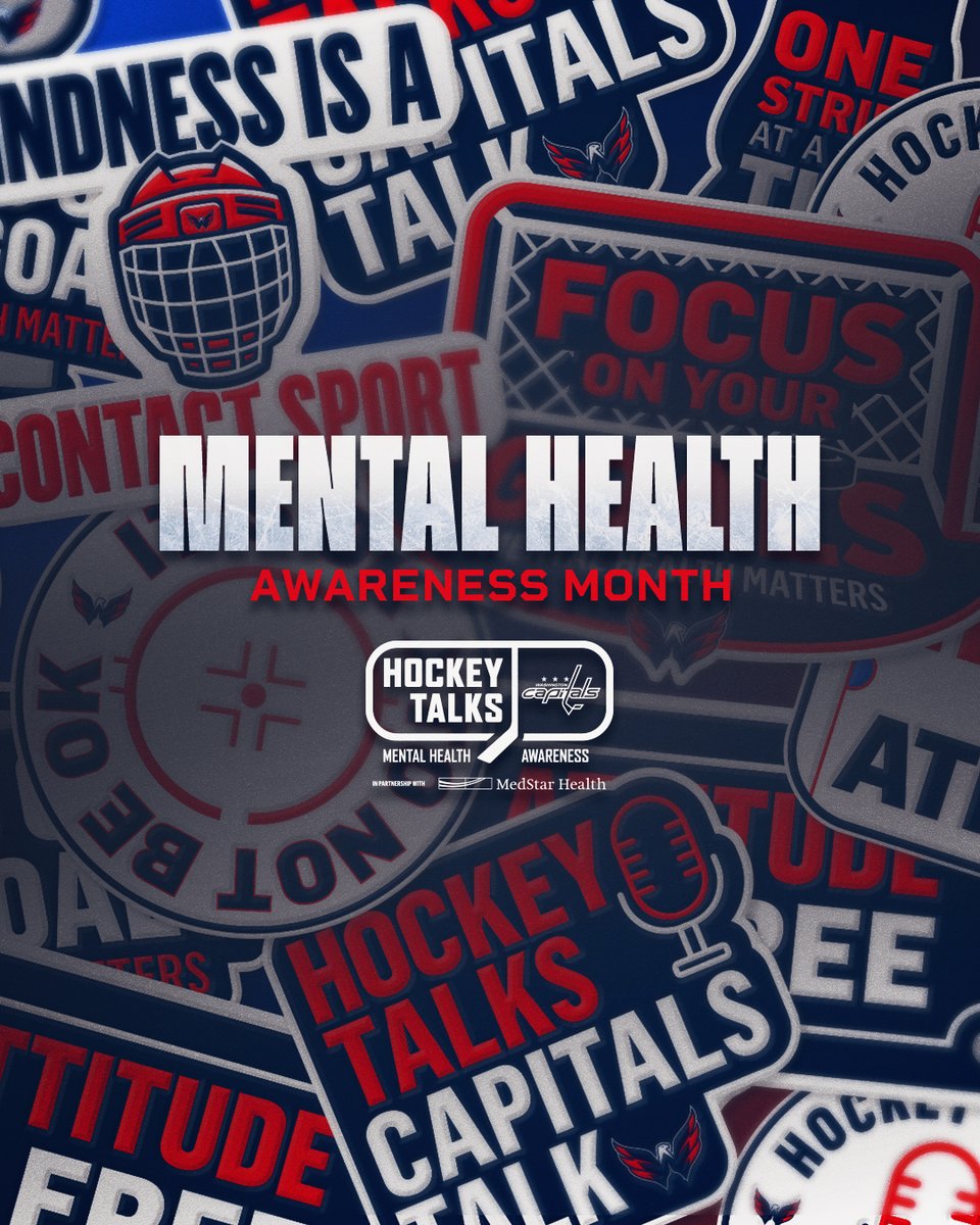 May is #MentalHealthAwarenessMonth and a reminder to be kind yourself today and every day. #HockeyTalks | @MedStarHealth