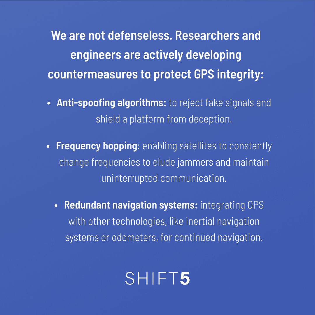 Over the next week, we'll delve into GPS spoofing.

Spoofing is one form of signal manipulation, different from GPS jamming. Industry is moving quickly to develop countermeasures to mitigate the risk: ow.ly/44ou50RtQIp

#GPSspoofing #GPSjamming #electronicwarfare