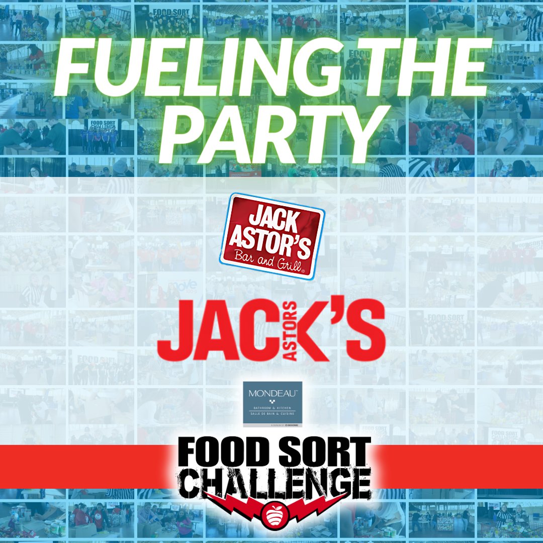🎉Thank you for keeping the party going at all 3 #YOW Jack Astor's locations on May 24, 2024 📍 Lansdowne Park, Hunt Club & Kanata Celebrate at Jack Astor's after the 2024 #FoodSortChallenge presented by Mondeau Bathroom & Kitchen, a division of Boone Plumbing & Heating Supply!