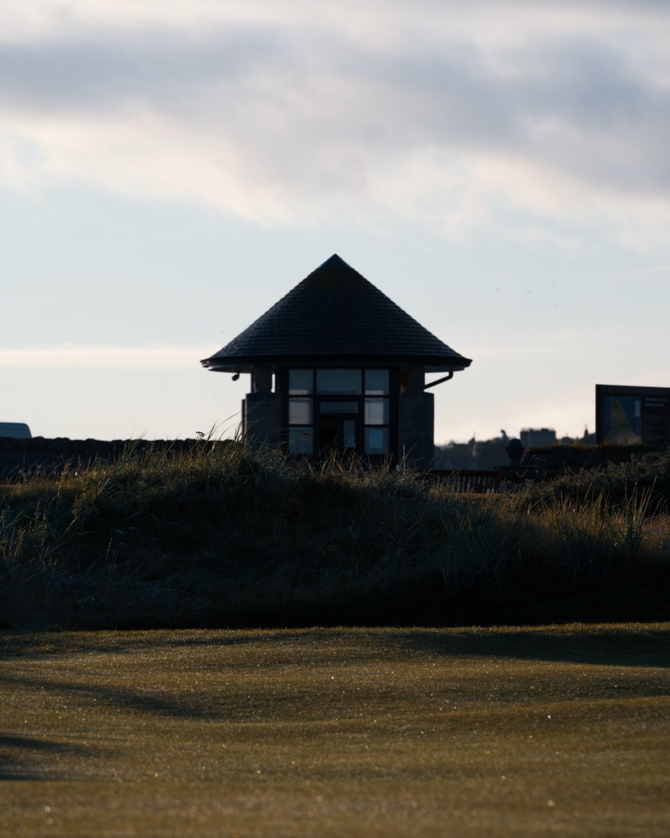 May's first light and a gentle morning dew greets the Links. What is your favourite time for golf? #StAndrews #TheHomeofGolf