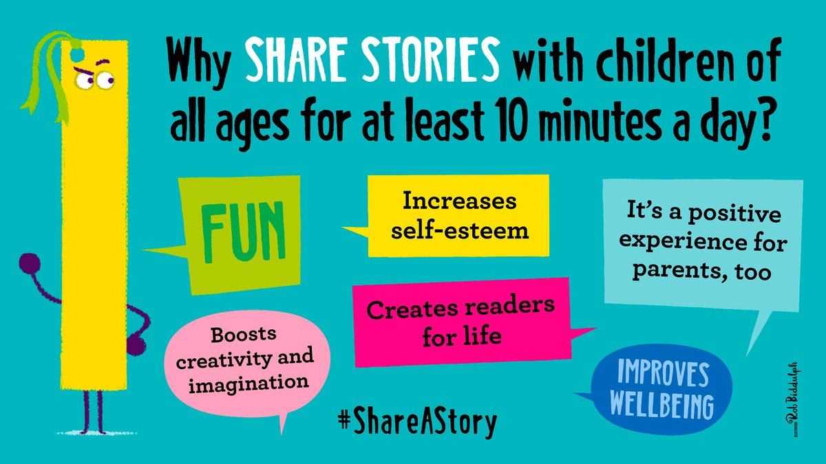 Did you know May is 'National #ShareaStory Month'? Spending just 10 minutes a day #reading and sharing stories with ##children can make a crucial difference to their future plus it’s a lovely thing to do! Find out more here: worldbookday.com/2020/05/did-yo… #ShareAStory