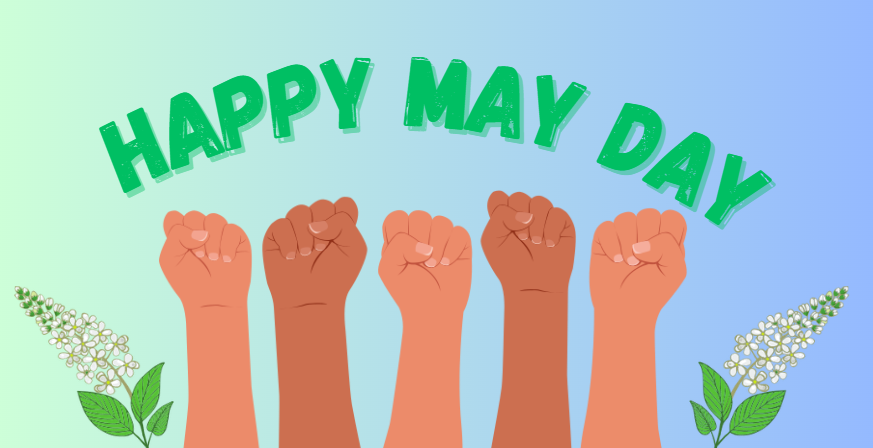 Happy May Day to your mothers and all other unpaid labourers (slaves) worldwide. Workers unite, nobody is free until we are all free.