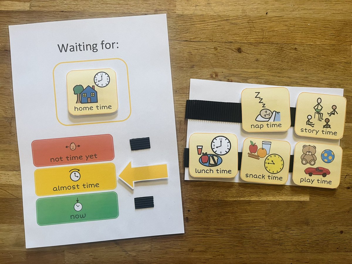 Dusted off the laminator for some good old paper-based AAC, here’s a peek at my faves 🤩 Typically I see a lot of high tech AAC; I love the opportunities that come with it, but hey, we’ve all got to start somewhere, &amp; you can’t match your rainbow lanyards to clips on a screen! 🌈