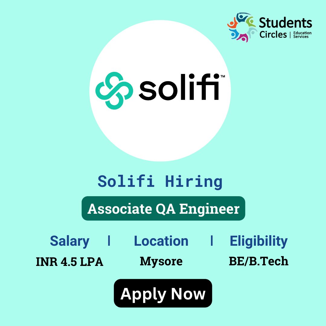 🚀 Excited to announce my new role as an Associate QA Engineer at Solifi Careers! Thrilled to join this dynamic team and contribute to ensuring top-notch quality in our products. Let's innovate together! #QAEngineer #TechCareers 

🌐 APPLY HERE:  zurl.co/K7RW